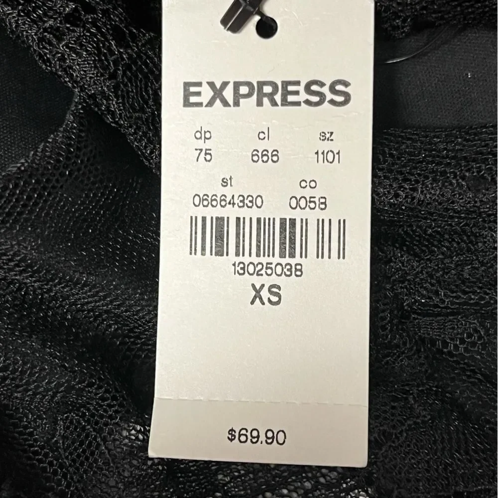 Express Ruffle Lace Top - Picture 6 of 7